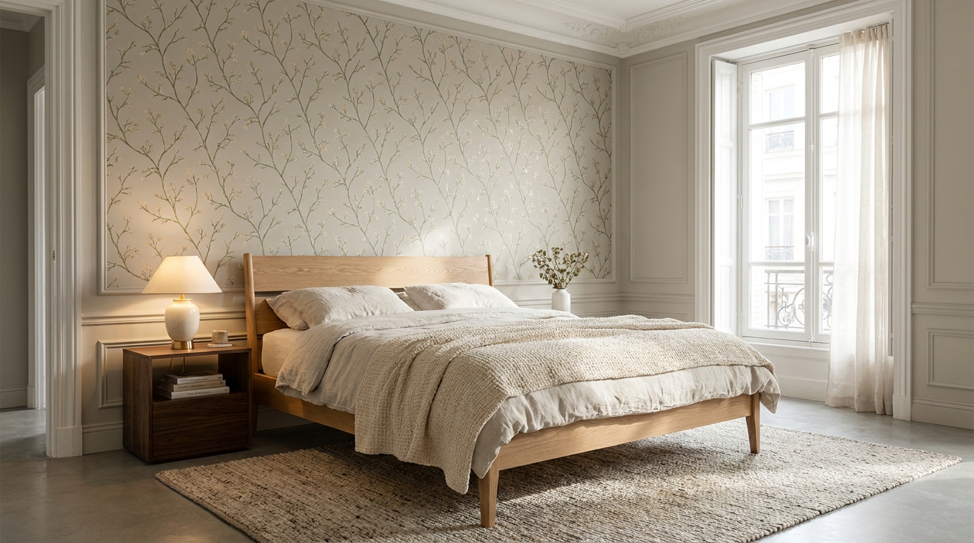 Accent Wall Behind Bed: 4 Rules + 12 Wallpaper Ideas
