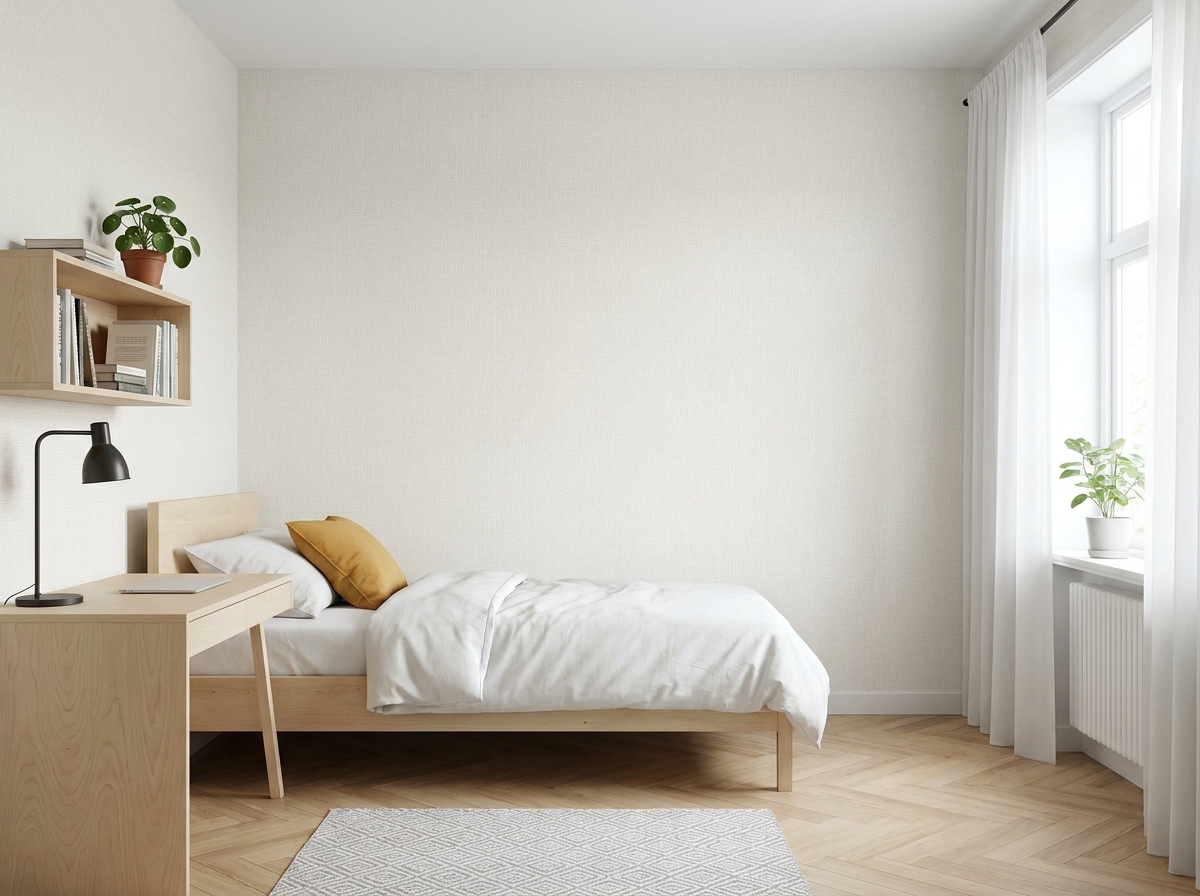 Pojan nuorisohuone skandinaavinen minimalismi — valkoinen puu Homeify
